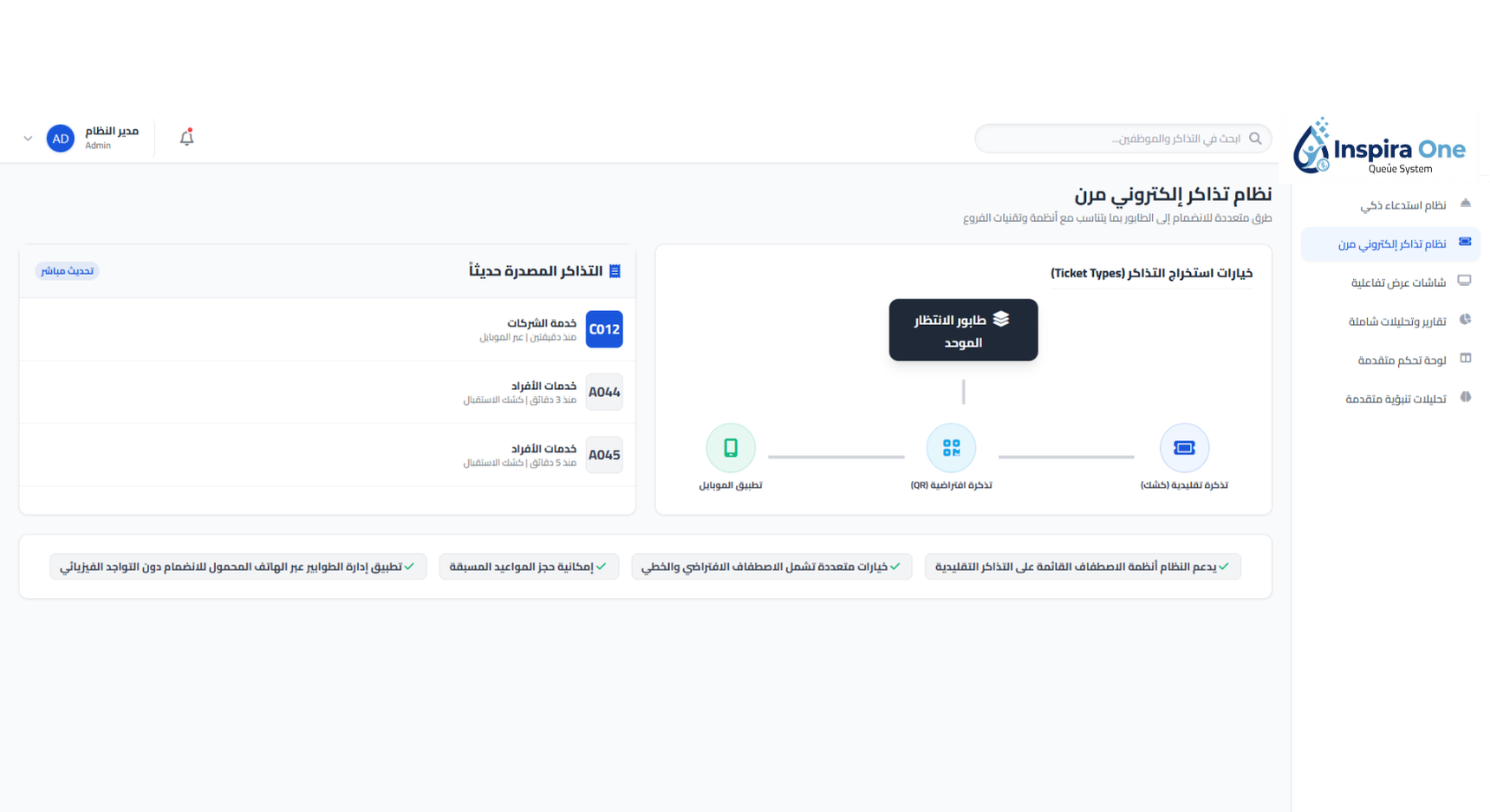 Flexible E-Ticketing System