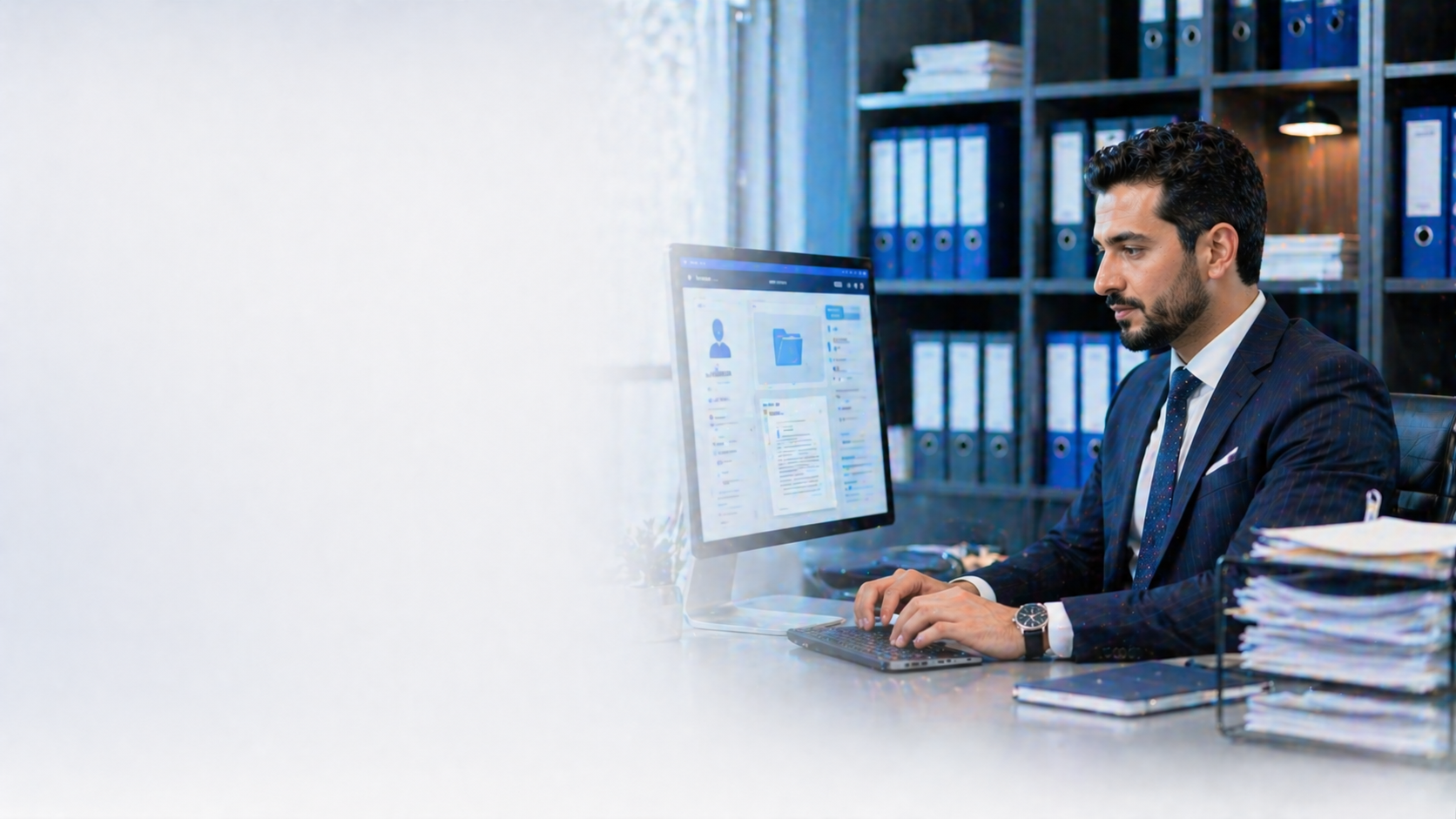 How does an electronic employee files system turn data and contract management into a faster, more accurate process?
