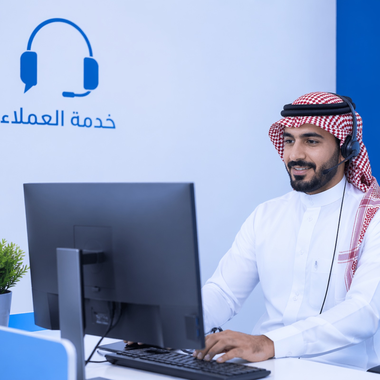 موظفة دعم فني
